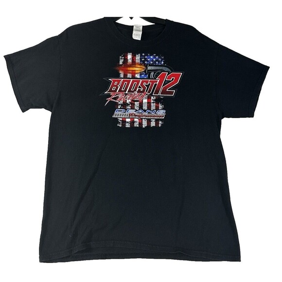 Boost 12 Racing Deans Performance T-Shirt - Size L - Black - Heavy Cotton - - Picture 1 of 8